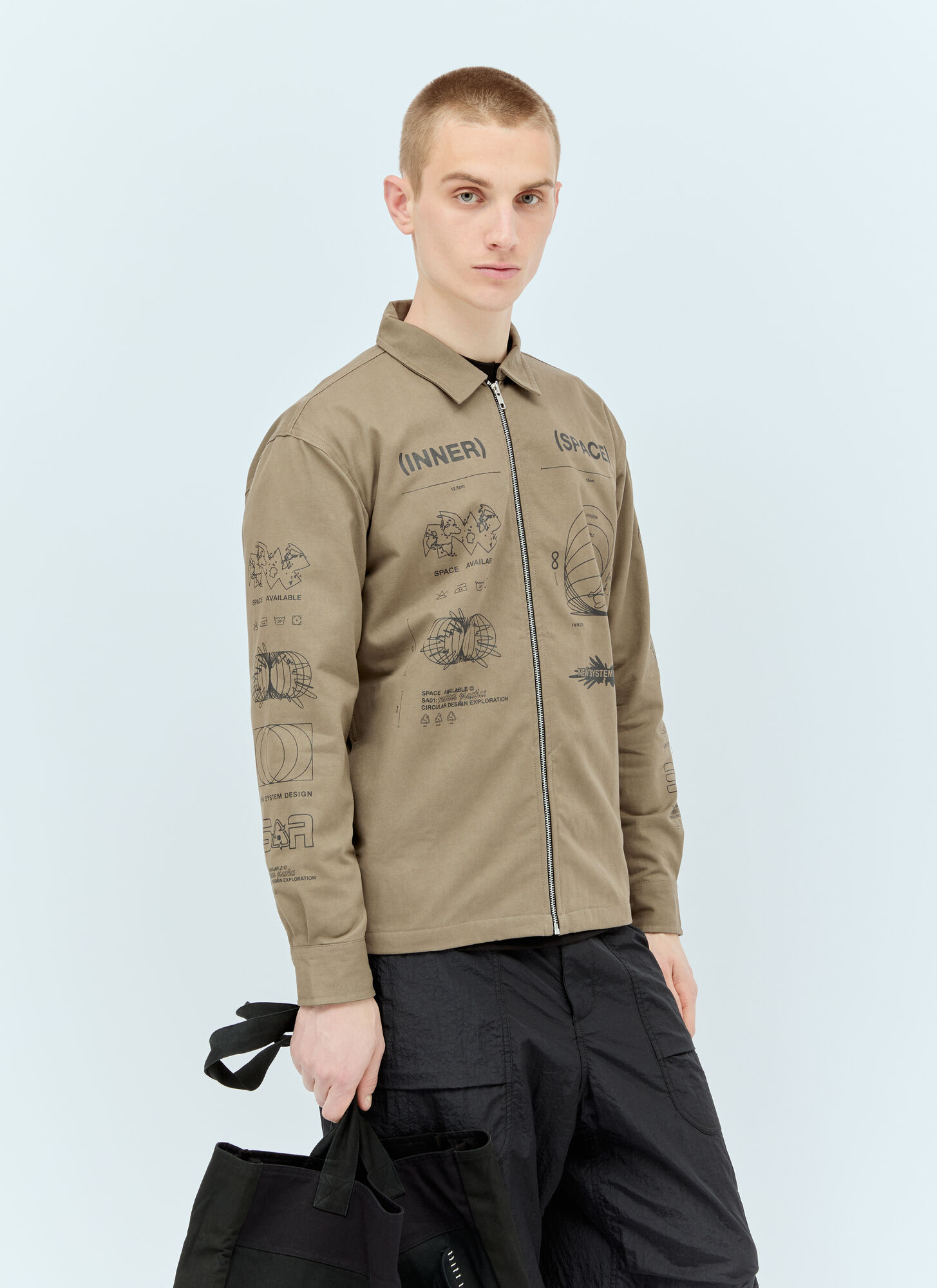 Shop Space Available Inner Space Plant Jacket In Khaki