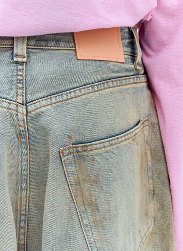 Acne Studios Distressed Super Baggy Jeans Blue acn0257004