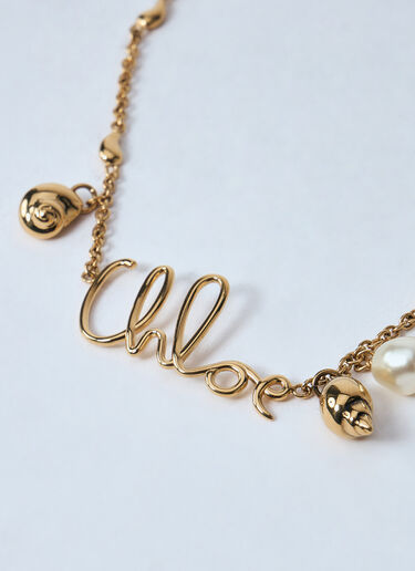 Chloé ロゴモチーフネックレス  ゴールド chl0260034