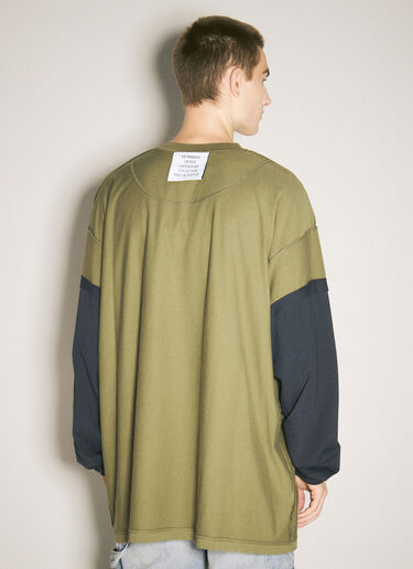 Vetements Inside-Out Shark T-Shirt Green vet0158009