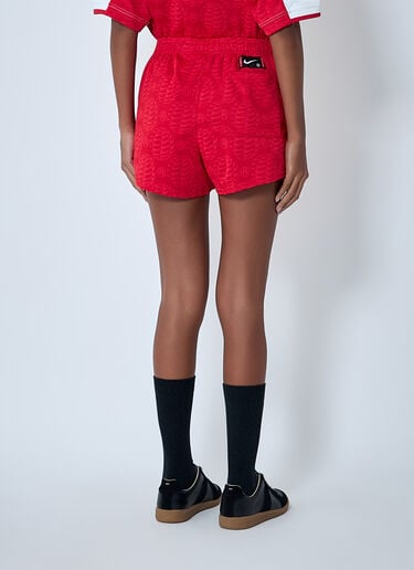 Nike x Martine Rose Logo Motif Track Shorts Red nik0362110