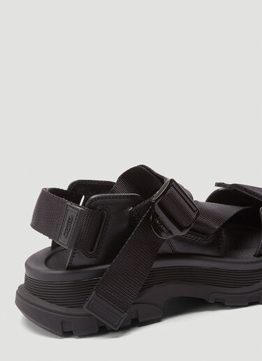 Alexander McQueen Tread Sandals Black amq0146036
