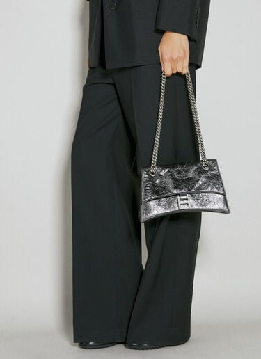 Balenciaga Crush Chain Shoulder Bag Grey bal0254071