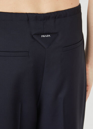 클래식 릴랙스드 팬츠 Prada 클래식 릴랙스드 팬츠 네이비 pra0252014
