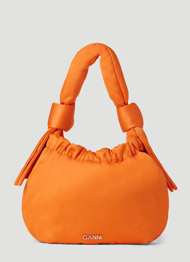GANNI Small Occasion Hobo Bag Orange gan0252050