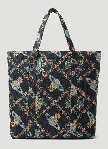 Vivienne Westwood Murray Recycled Nylon Tote Bag Navy vvw0153015