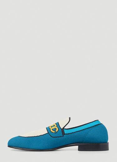 Marni Knitted Loafers Blue mni0248029