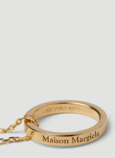 Maison Margiela Number Logo Ring Necklace Gold mla0351008