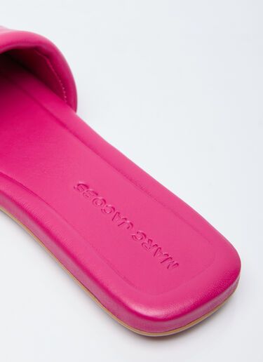 Marc Jacobs The J Marc Leather Slides Pink mcj0255002