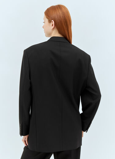 The Row Timoty Wool Blazer Black row0257003