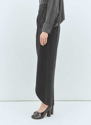Wool Wrap Skirt Max Mara Wool Wrap Skirt Grey max0258032
