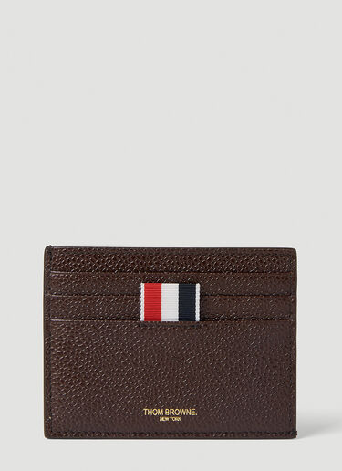Thom Browne 三条纹卡包 棕色 thb0151021