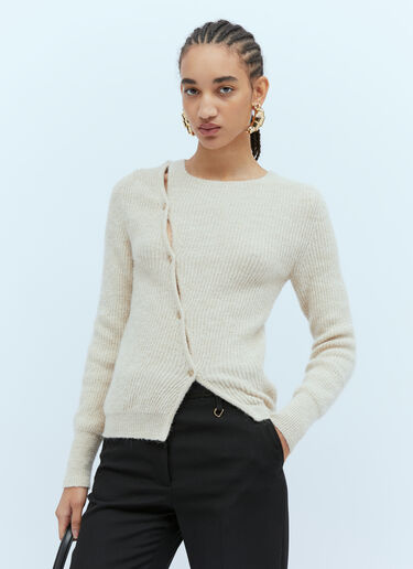 Jacquemus La Maille Pau Sweater Beige jac0254030