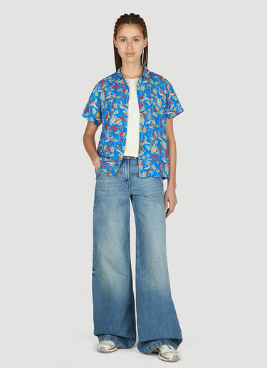 A.P.C. Dolly 花朵衬衫 蓝色 apc0252008