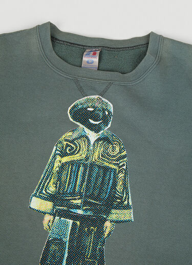 Graphic Print Sweatshirt DRx FARMAxY FOR LN-CC Graphic Print Sweatshirt Green drx0349016