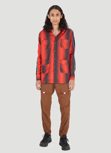 Ahluwalia CKTRL Safari Shirt Red ahl0146003