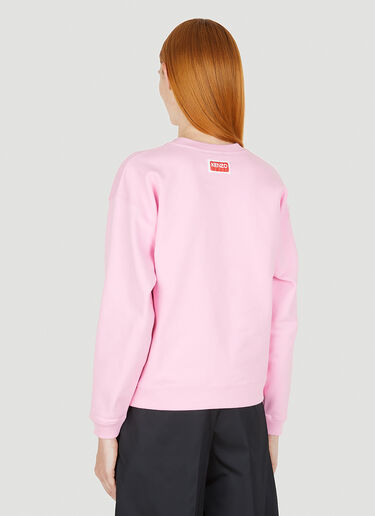 Kenzo Boke Flower Print Sweatshirt Pink knz0250027