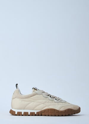 Miu Miu 徽标贴饰运动鞋  白色 miu0260016