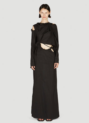 Ottolinger Draped Dress Black ott0251012