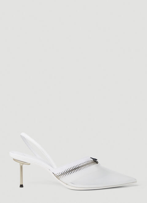 Coperni Zip High Heels White cpn0253018