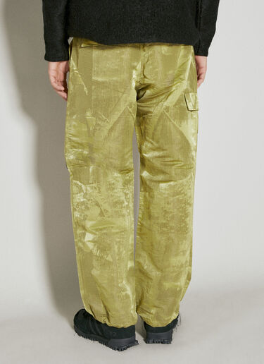 Lined Rips Drawstring Pants Y-3 Lined Rips Drawstring Pants Green yyy0154003