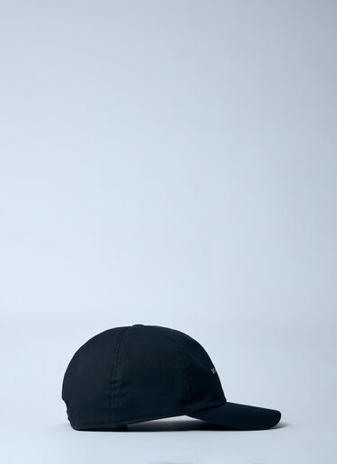 Rick Owens Logo Motif Baseball Cap Black ric0159066