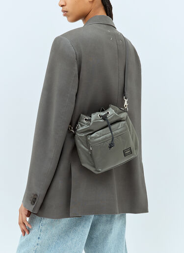 Porter-Yoshida & Co Small Balloonsac Crossbody Bag Silver por0358005