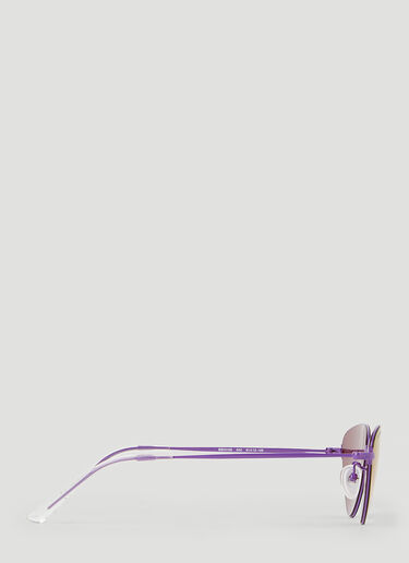 Balenciaga Invisible Cat-Eye Sunglasses Purple bal0145066
