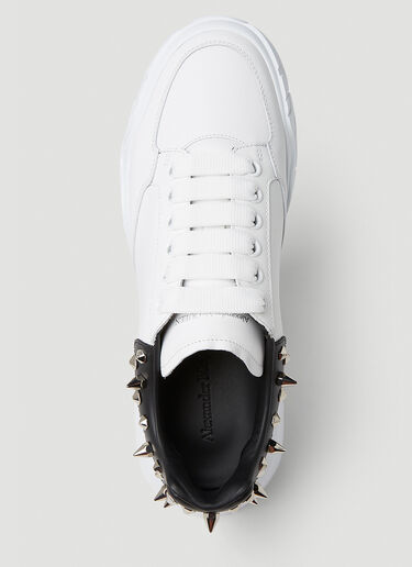 Alexander McQueen Studded Court Sneakers White amq0249037