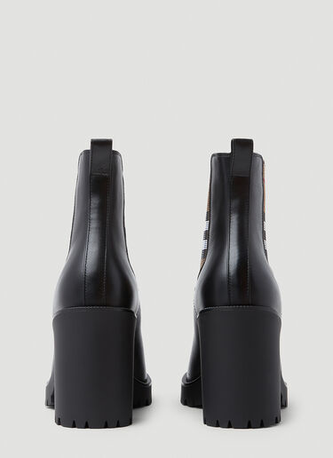 Burberry Allostock Heeled Chelsea Boots Black bur0253036