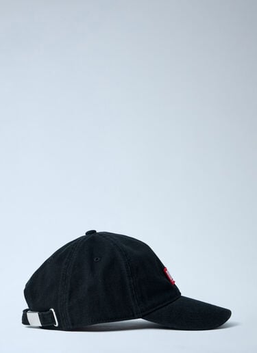 Diesel Logo Motif Baseball Cap Black dsl0163002