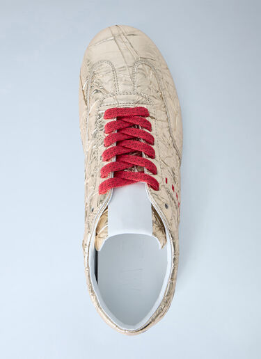 LN-CC® - Marni: Logo Sports Sneakers - Gold Marni Logo Sports Sneakers Gold mni0265020