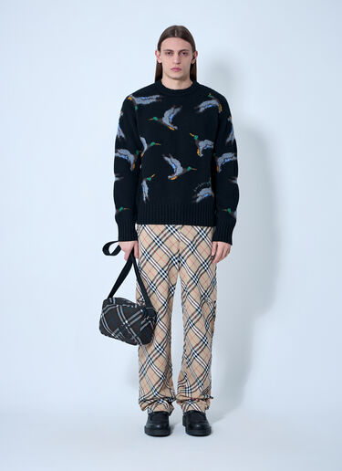 Burberry Duck Wool Sweater Black bur0159010