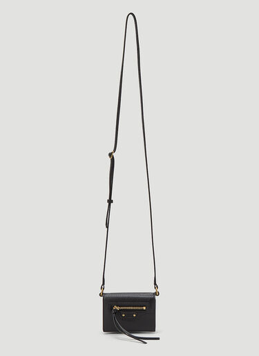Balenciaga Neo Classic Mini Wallet Shoulder Bag Black bal0243087