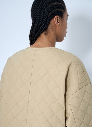 TOTEME Quilted Jacket Beige tot0260009