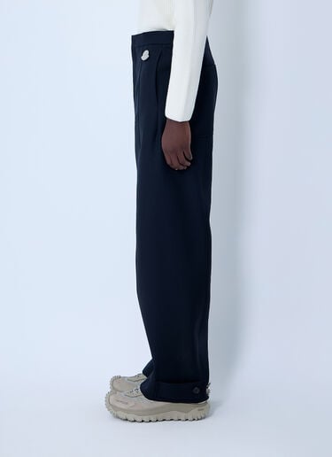 徽标五金长裤 Moncler + Jil Sander 徽标五金长裤 黑色 mjl0162004