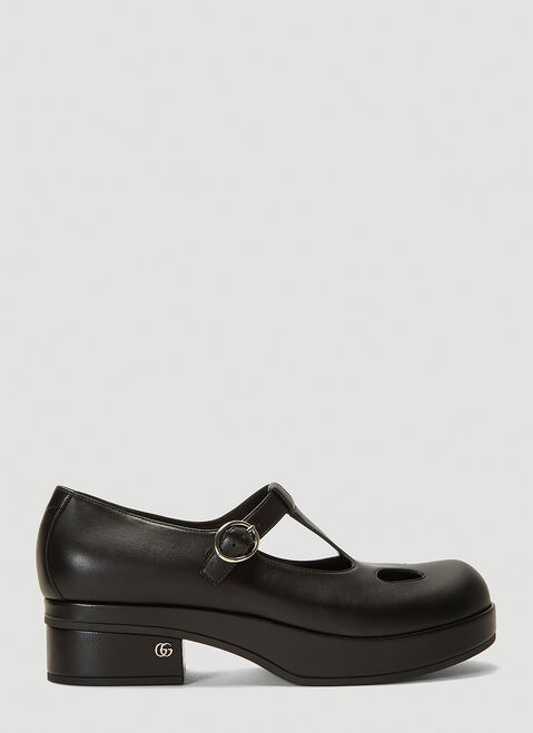 Saint Laurent Mary Jane Shoes 黑色 sla0231015