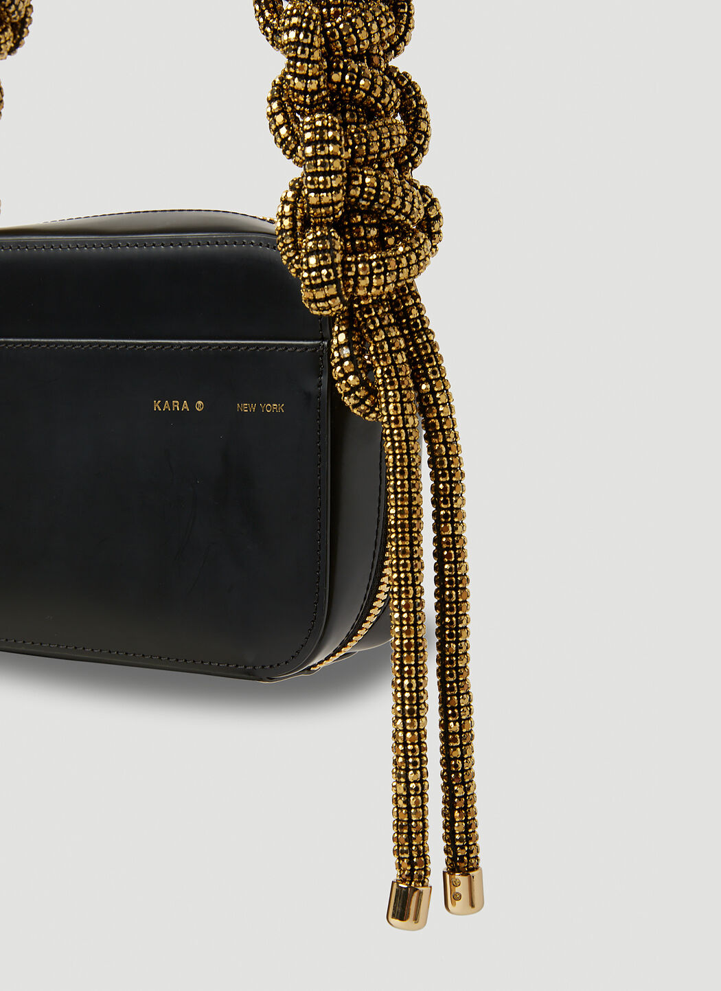 KARA Crystal Cobra Camera Bag in Black LN CC