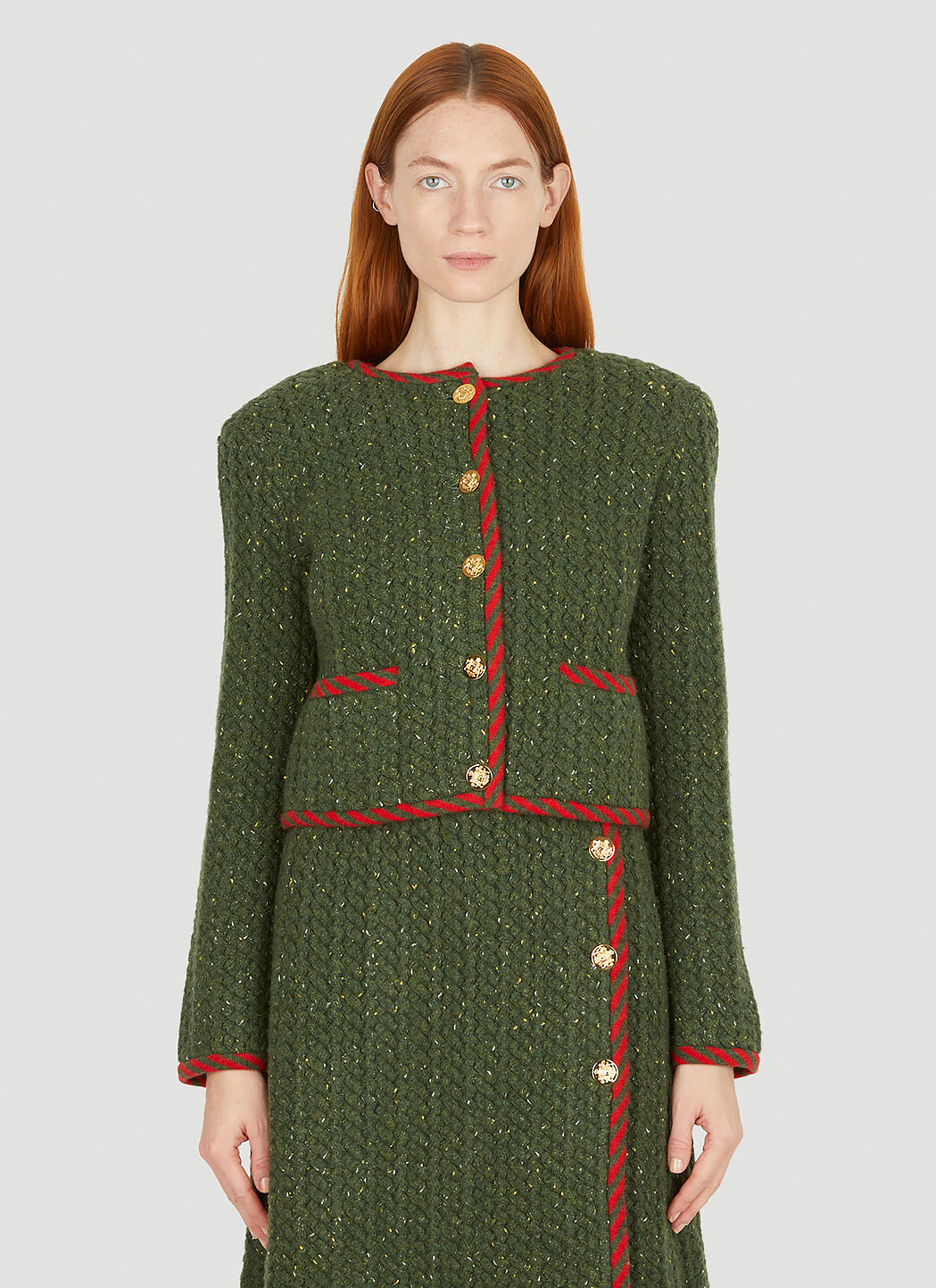 Gucci cable knit cardigan cheap