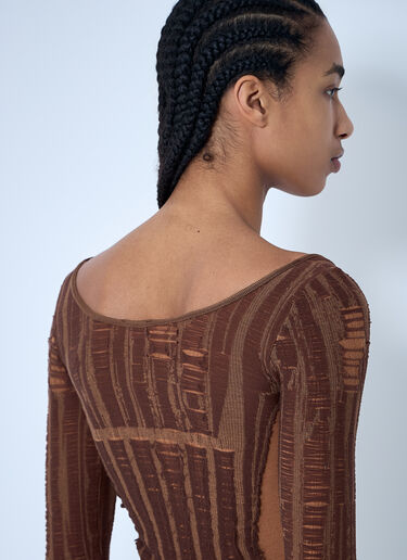 Diesel M-Calai Knit Top Brown dsl0260008
