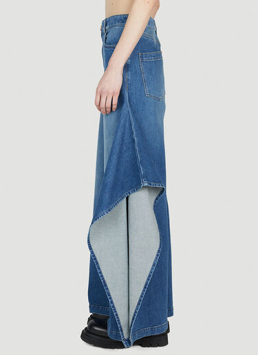 Burberry Draped Jeans Blue bur0252064