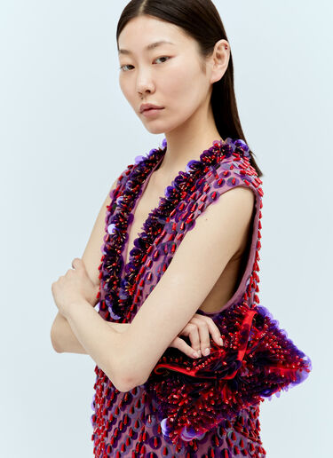 Dries Van Noten 亮片装饰手拿包 红色 dvn0256039
