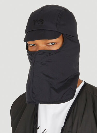 Y-3 Logo Motif Balaclava Black yyy0345006