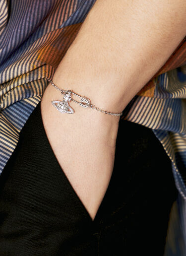Vivienne Westwood Lucrece 安全别针手链 银色 vww0356001