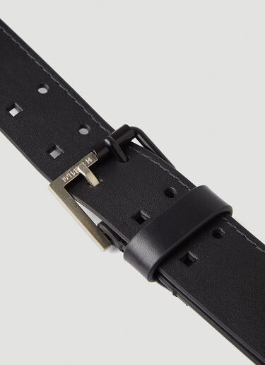 Maison Margiela Double Eyelet Buckle Belt Black mla0146030