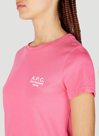 A.P.C. デニス Tシャツ ピンク apc0251008