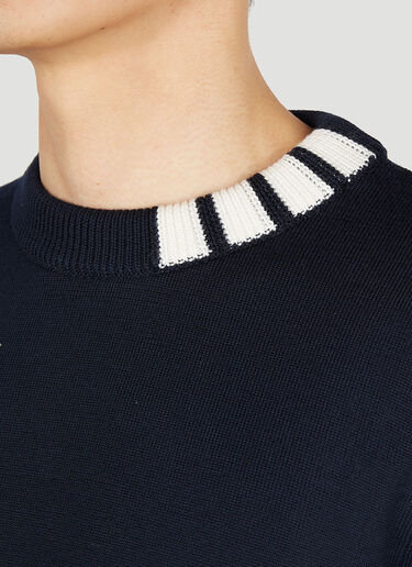4 Bar Sweater Thom Browne 4 Bar Sweater Navy thb0151006