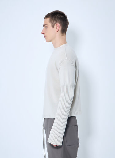 Rick Owens Dinge Cashmere Sweater Beige ric0159014