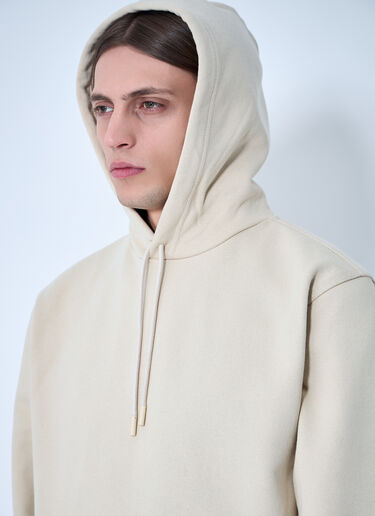 Burberry 徽标贴饰连帽运动衫  米色 bur0159004