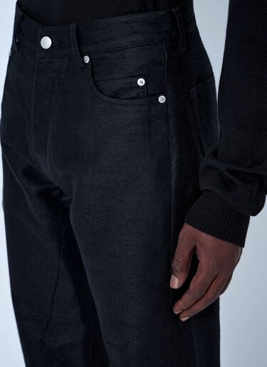 Rick Owens Straight-Leg Denim Trousers Black ric0165072